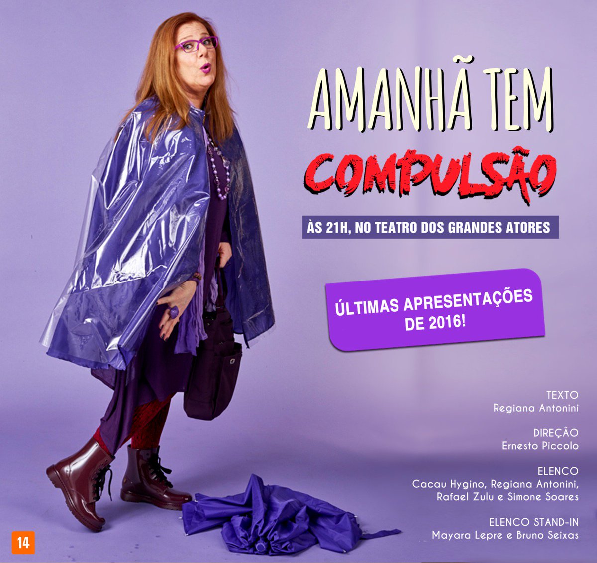 compulsaoteatro's tweet photo. Rio de Janeiro! Esperamos todos vocês! ❤🎭 Mais informações https://t.co/tLtP7emufq #Compulsão @SimoneSoares07 @Regiantonini @cacau_hygino https://t.co/K0IwrnjICm