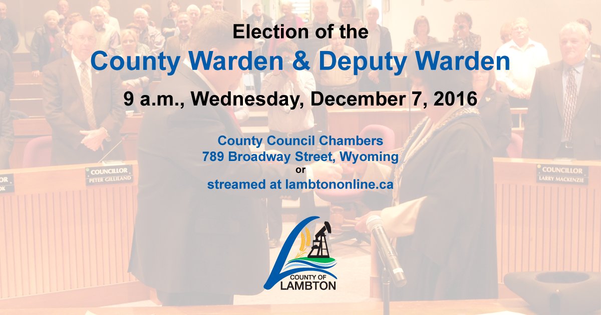 County of Lambton (CountyofLambton) Twitter