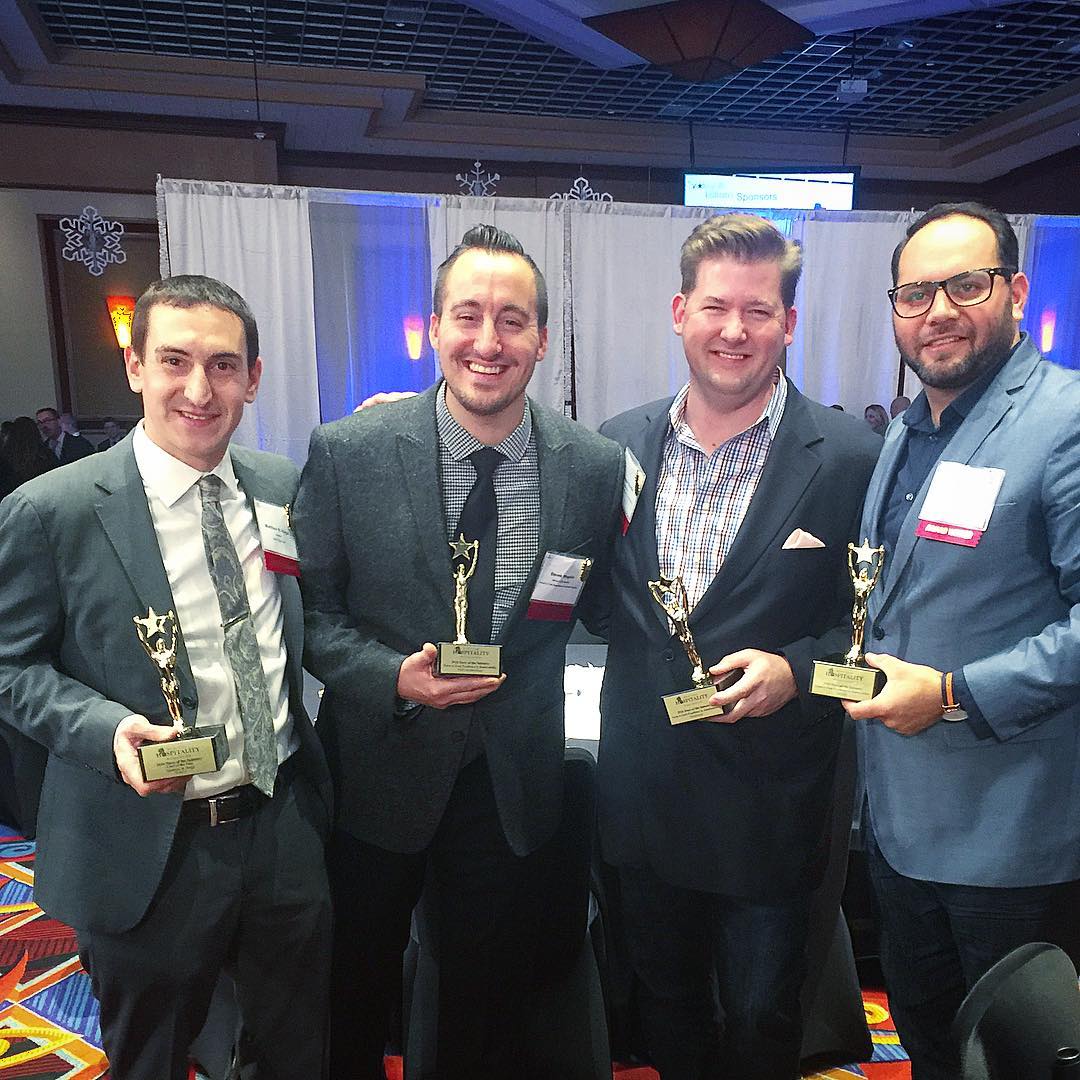 JWUCulinaryNow's tweet photo. #regram @nicksonbroadway: Big ups to my @chefscollab brethren
@RIHospitality awards—especially @graciesmatt for “Chef of the Year” honors! 👏 https://t.co/N1KbBEEzsL