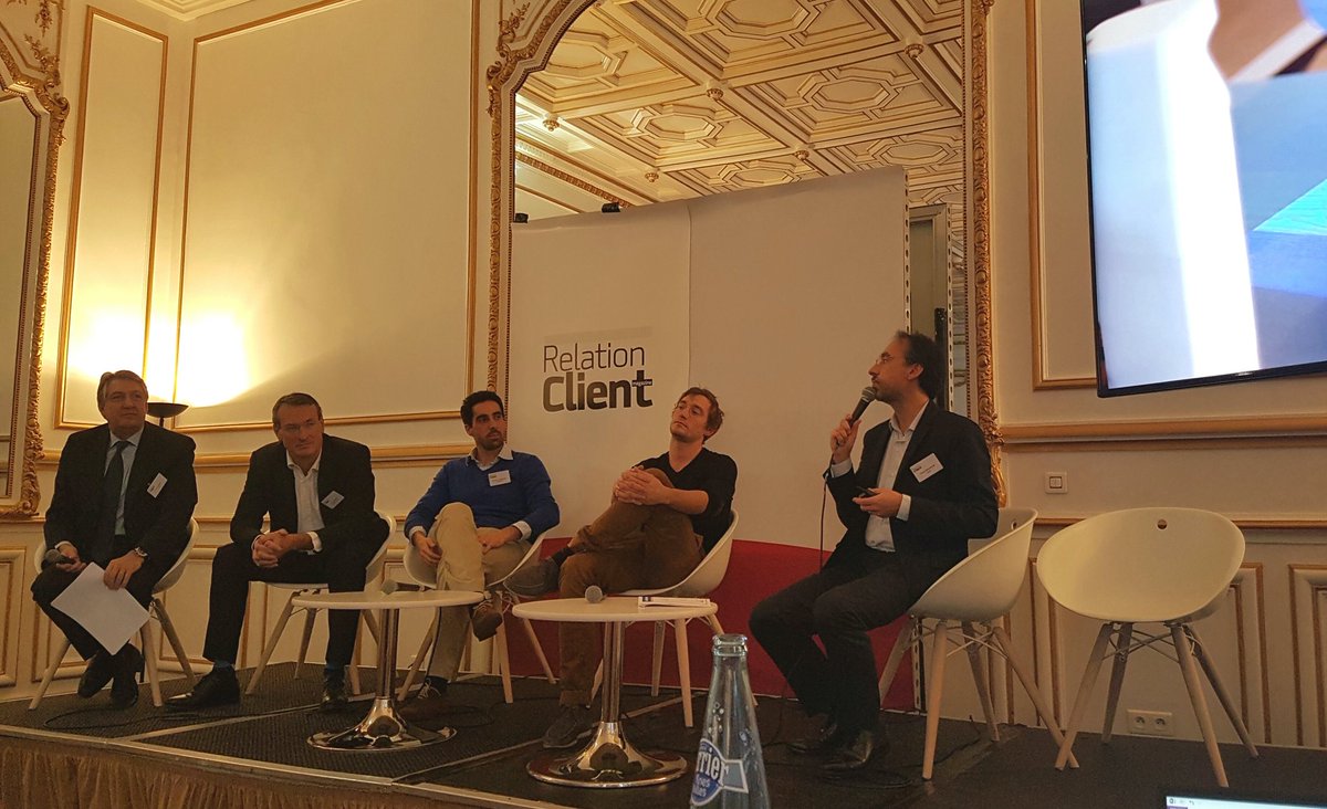 AurelieSutter's tweet photo. Relation Client du futur : @EricDadian donne la parole à 4 startupers de solutions innovantes #ConfRelationClient #innovation https://t.co/VC1pqsncqd