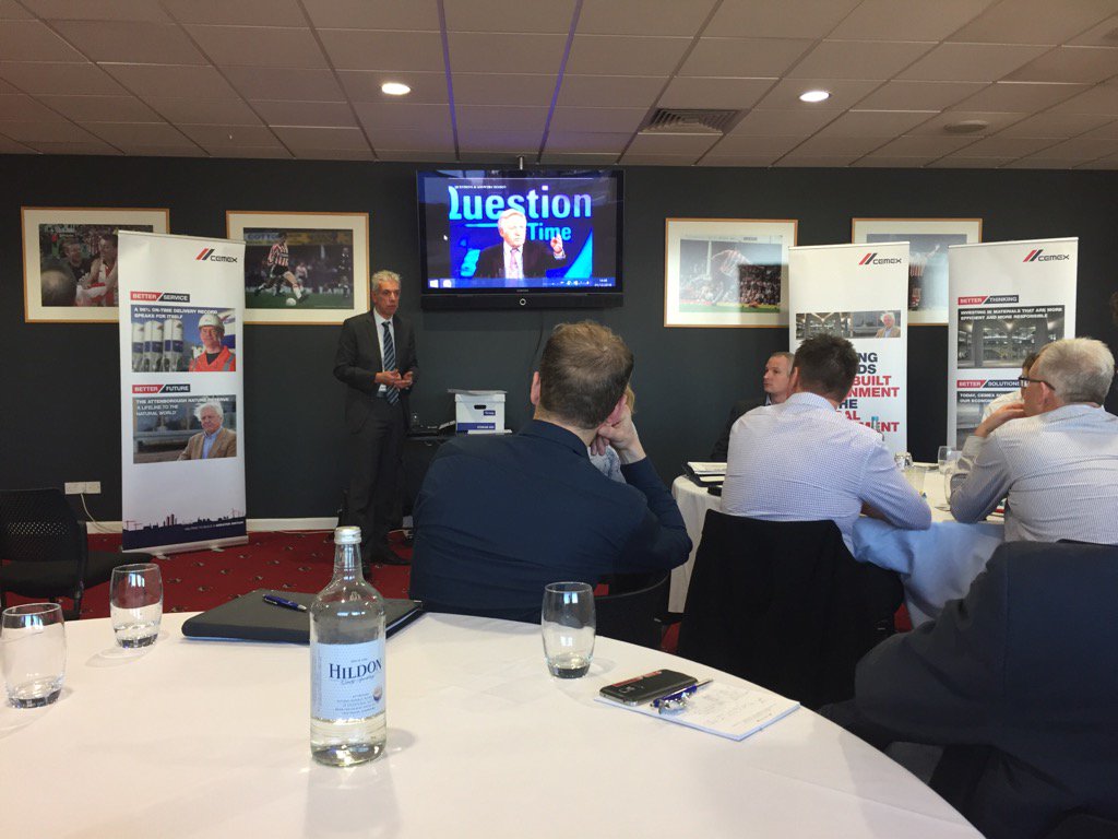 Cemex Marine contractors safety day, Mark Williams opened the floor to questions from our major contractors