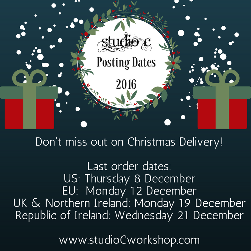 studioCworkshop's tweet photo. Just a little reminder that the last order dates for Christmas Delivery are coming up soon! https://t.co/tv1Iq2tWkb https://t.co/VxQnbpiHKk