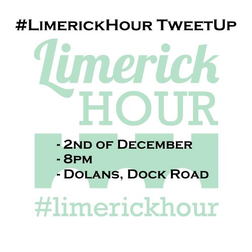 We'll be talking about the #tweetup during #LimerickHour tonight, but hope to see you all there tomorrow as well... #DolansTweetHouse