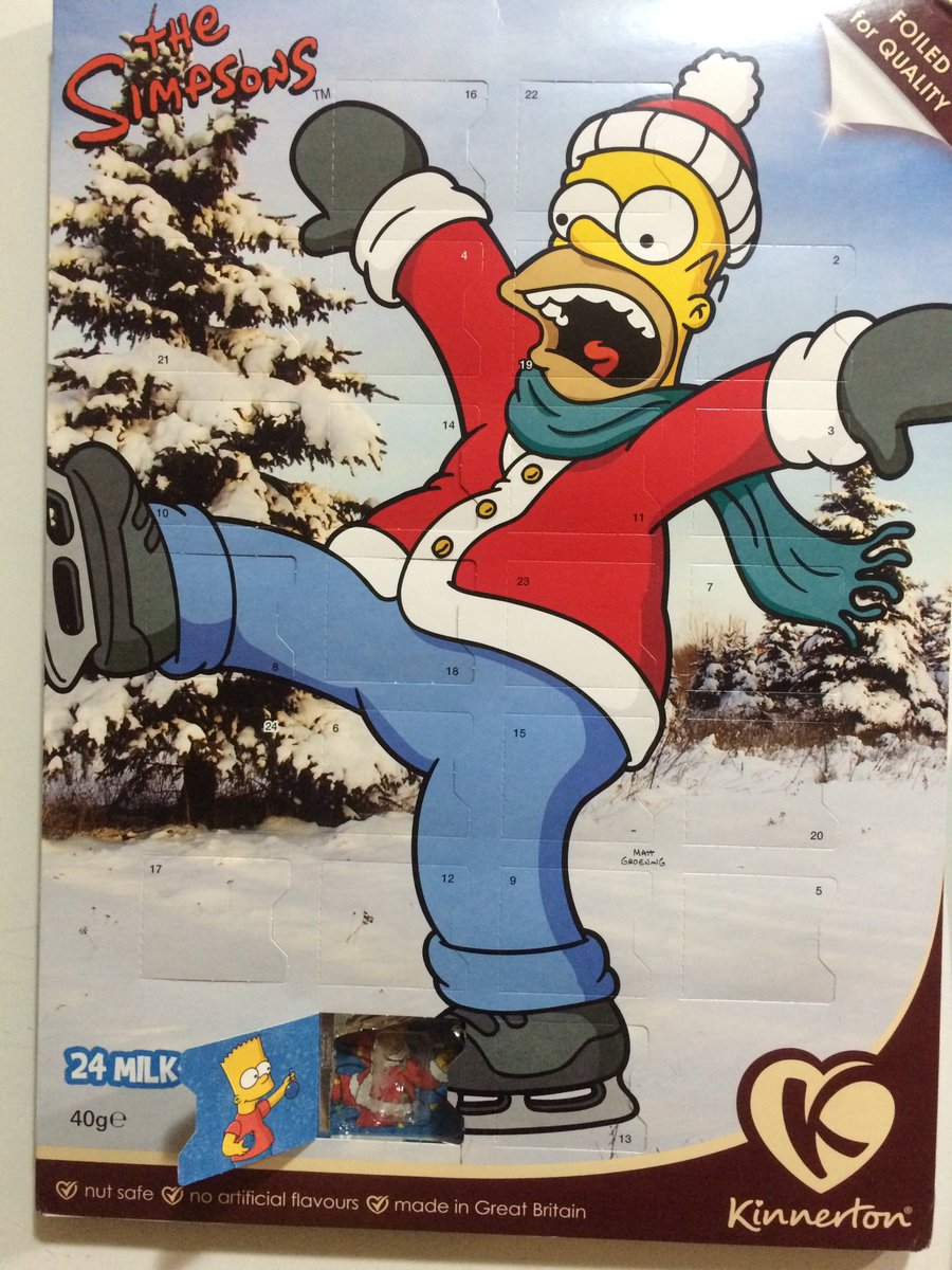 charlottelsw's tweet photo. ✌🏻️so happy the #AdventCalendar starts with bart! #christmas countdown begins🎉 https://t.co/NxqXxbKowb