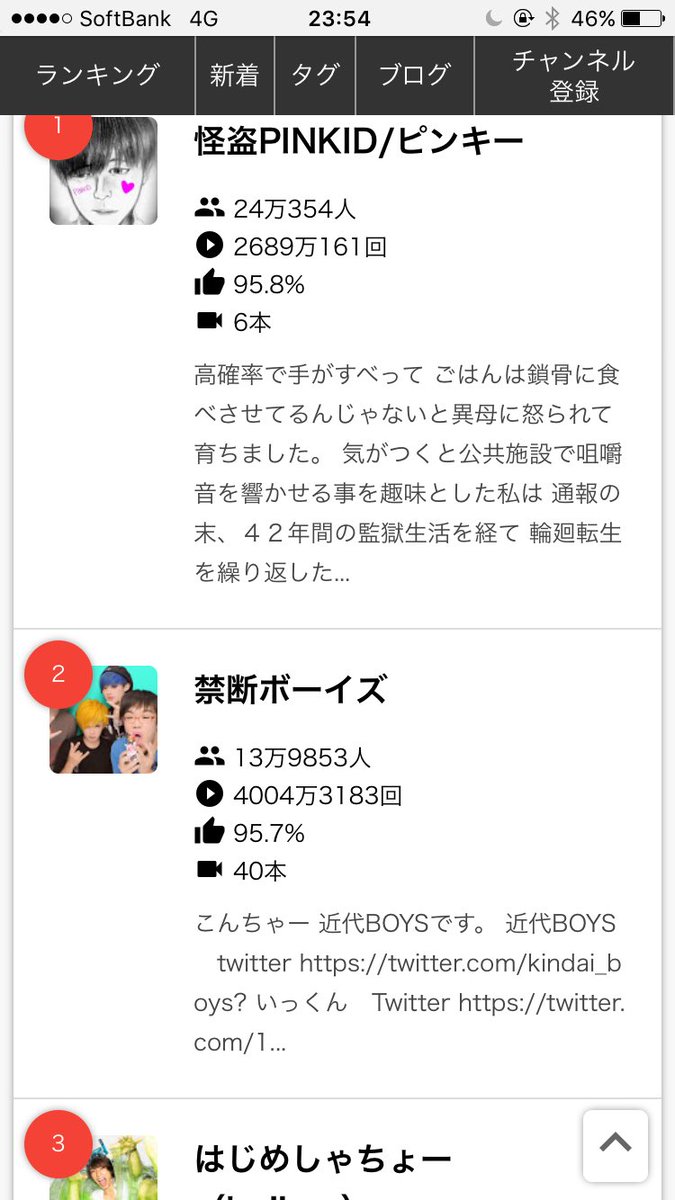 kindai_boys's tweet photo. 11月のチャンネル登録者増加数が2位でした。リスナーさんのおかげです。いつも動画見てくれて応援してくれてありがとうございます。
しかし1位は遠いなぁ…
いつか絶対1位になる。
そして何よりTOP10にネクステ全員入れてることがすごく嬉しい。
事務所ももっともっと盛り上げてきます。 https://t.co/3KAZ42sPHb