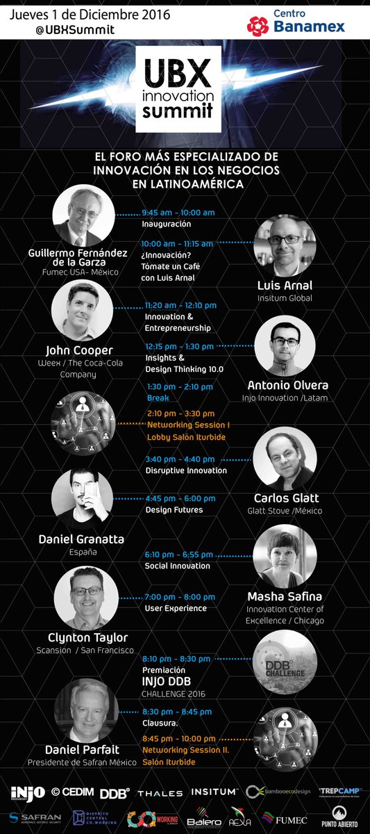 sponsormatchx's tweet photo. Ya empezó el "UBX Innovation Summit 2016" by @injoio. Gracias a @UBXSummit @cedimnews @insitum @DDBMexico @sponsormatchx por hacerlo posible https://t.co/tvIULhOFtW