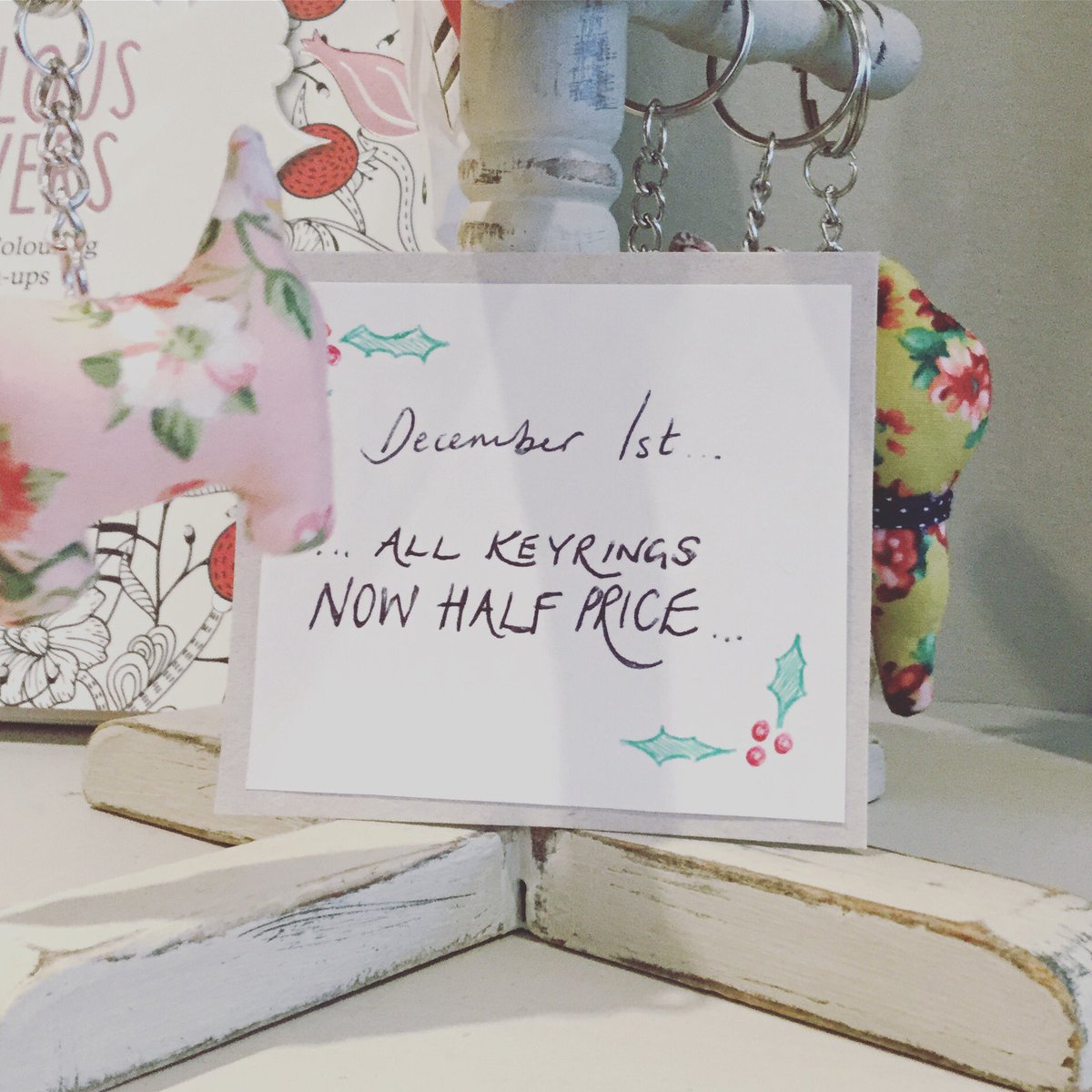 Advent treat.. all key rings now #halfprice 🌟 #windermere #lakedistrict #shop #sale #stockingfillers #gifts #christmas #treat #retail
