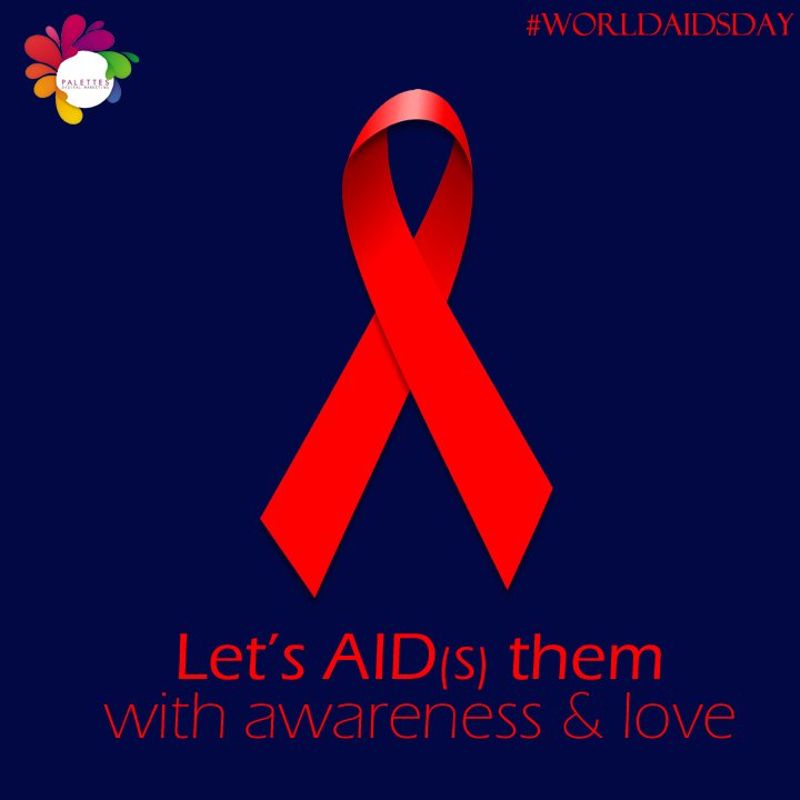 DigitalPalettes's tweet photo. Let's vow to create better awareness regarding AIDS atleast through the platform that we love - the Social Media! 
#WorldAidsDay #Digital https://t.co/OvzueSwROA