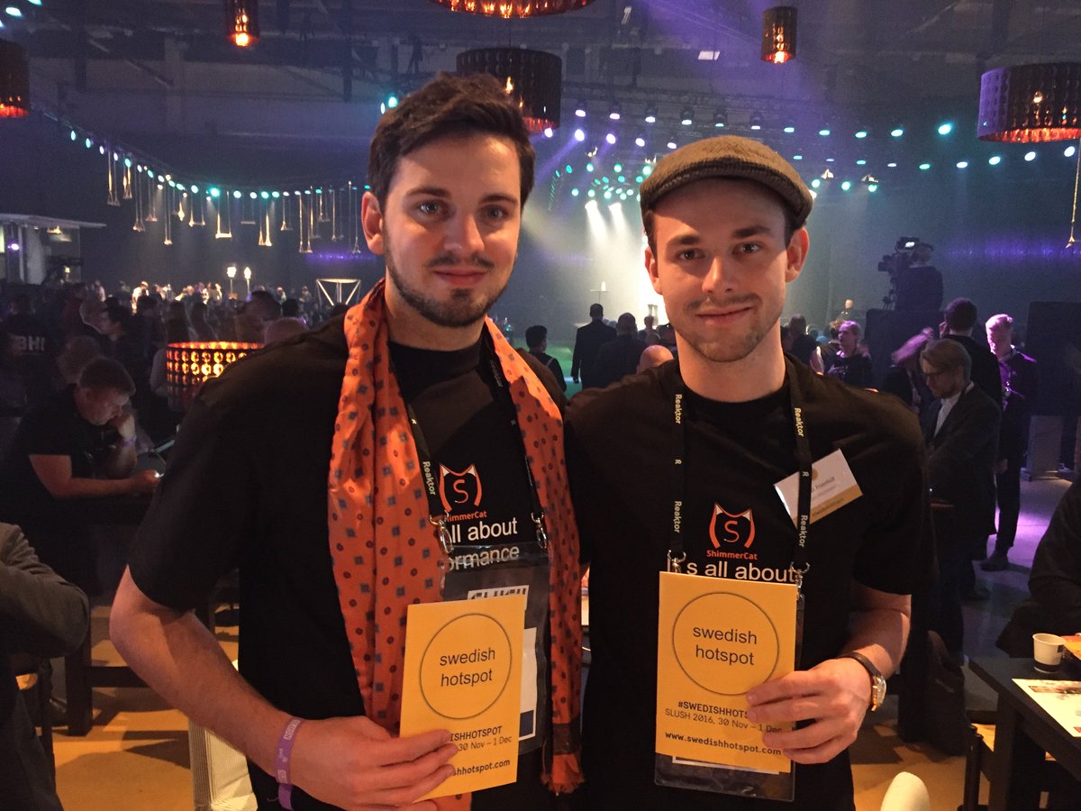 It was awesome that <a href="/shimmer_cat/">shimmercat</a>  was chosen to be part of <a href="/SwedishHotspot/">Swedish Hotspot</a>  at #slush16 . Thanks everyone and excellent networking!