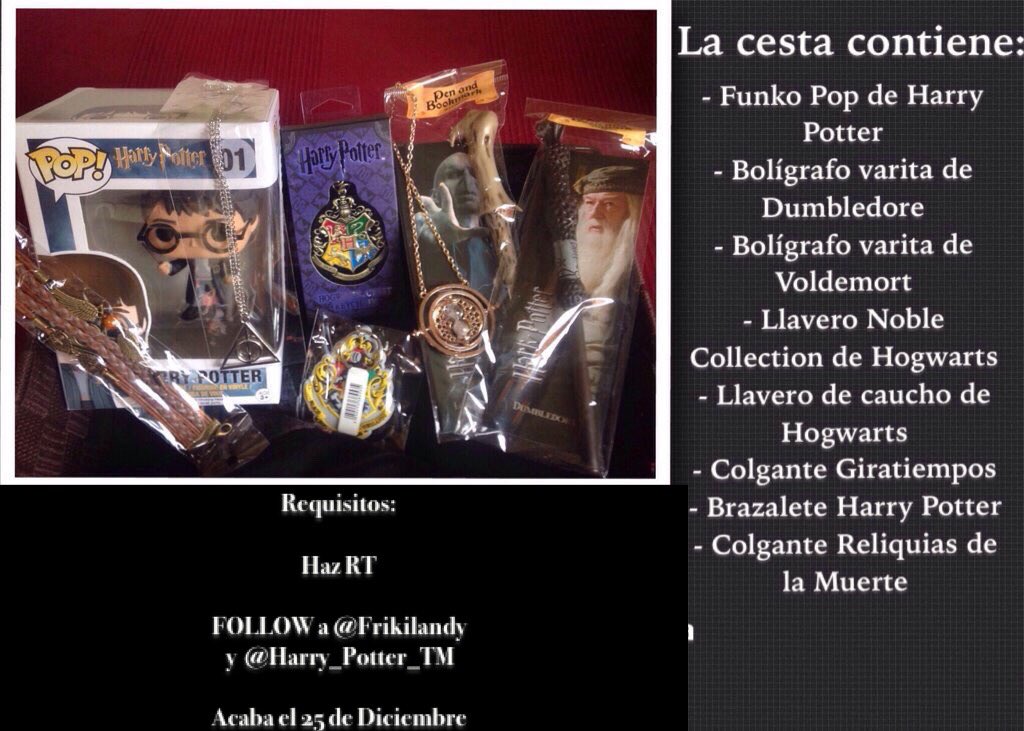 Harry_Potter_TM's tweet photo. Sorteamos una cesta navideña especial Hogwarts!! ⚡️

Para participar:
- Haz RT
- Follow a @FrikiLandy y @Harry_Potter_TM

SUERTE ⚡️ https://t.co/HjN5mQmwWO