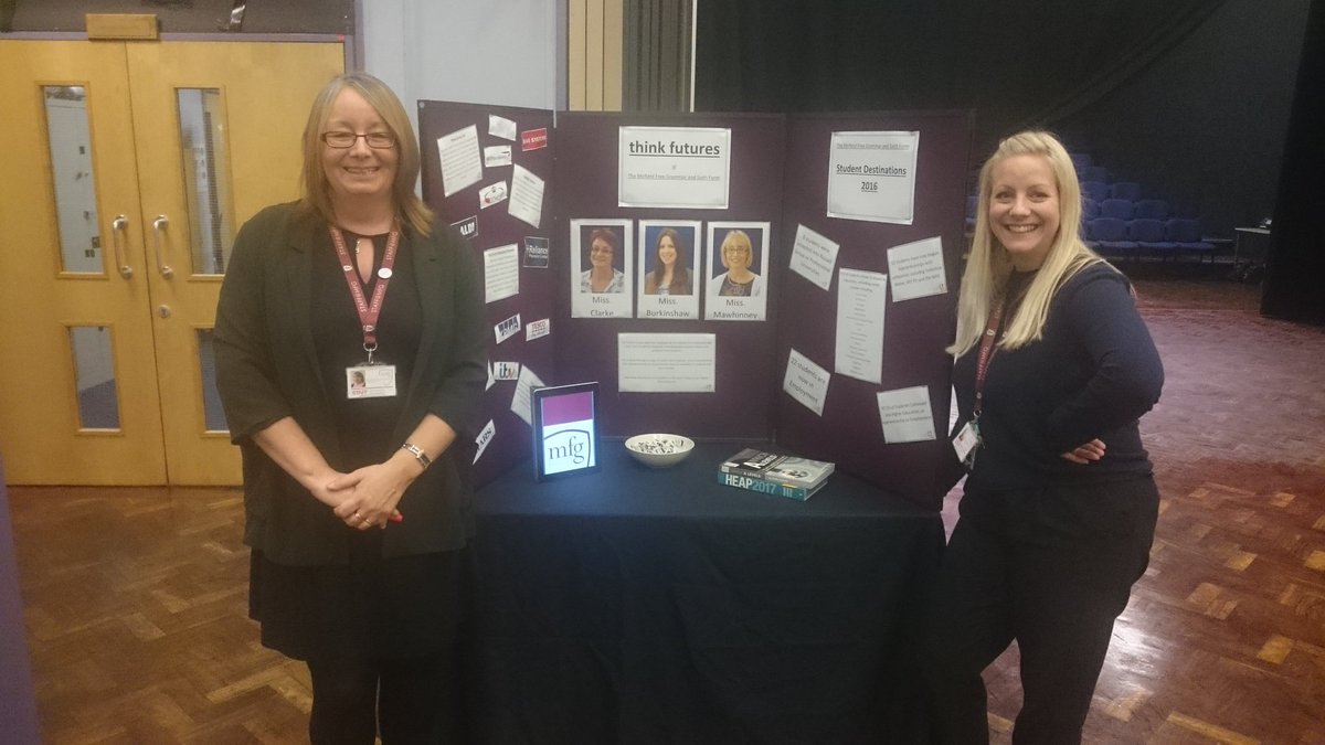 ThinkFutures's tweet photo. Can't wait to welcome everyone thinking about their futures at the @mirfieldfree Sixth Form Open Evening! 6.15pm - 8.30pm TONIGHT! https://t.co/iTGtZyIh1v