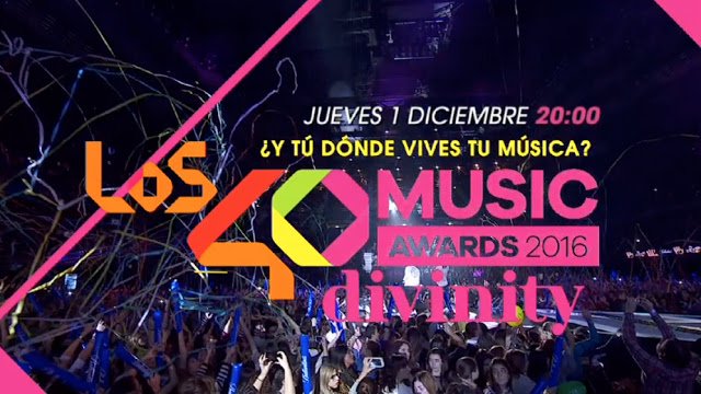 eltelevisero's tweet photo. .@cazamariposastv emite ya un especial en @divinity_es con la alfombra roja de #LOS40MusicAwards https://t.co/hC57tvYWXo #divinityLovesMalu https://t.co/TZL5rWsLUI