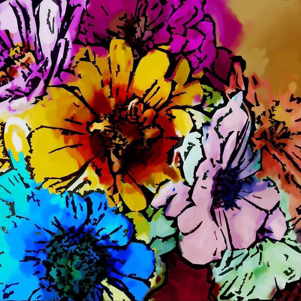floresbyMES's tweet photo. #art from my #garden #gardendelights #Photoshop #zinnias #bouquet #etsy https://t.co/DnfPsVi978 https://t.co/UFjai78EXC