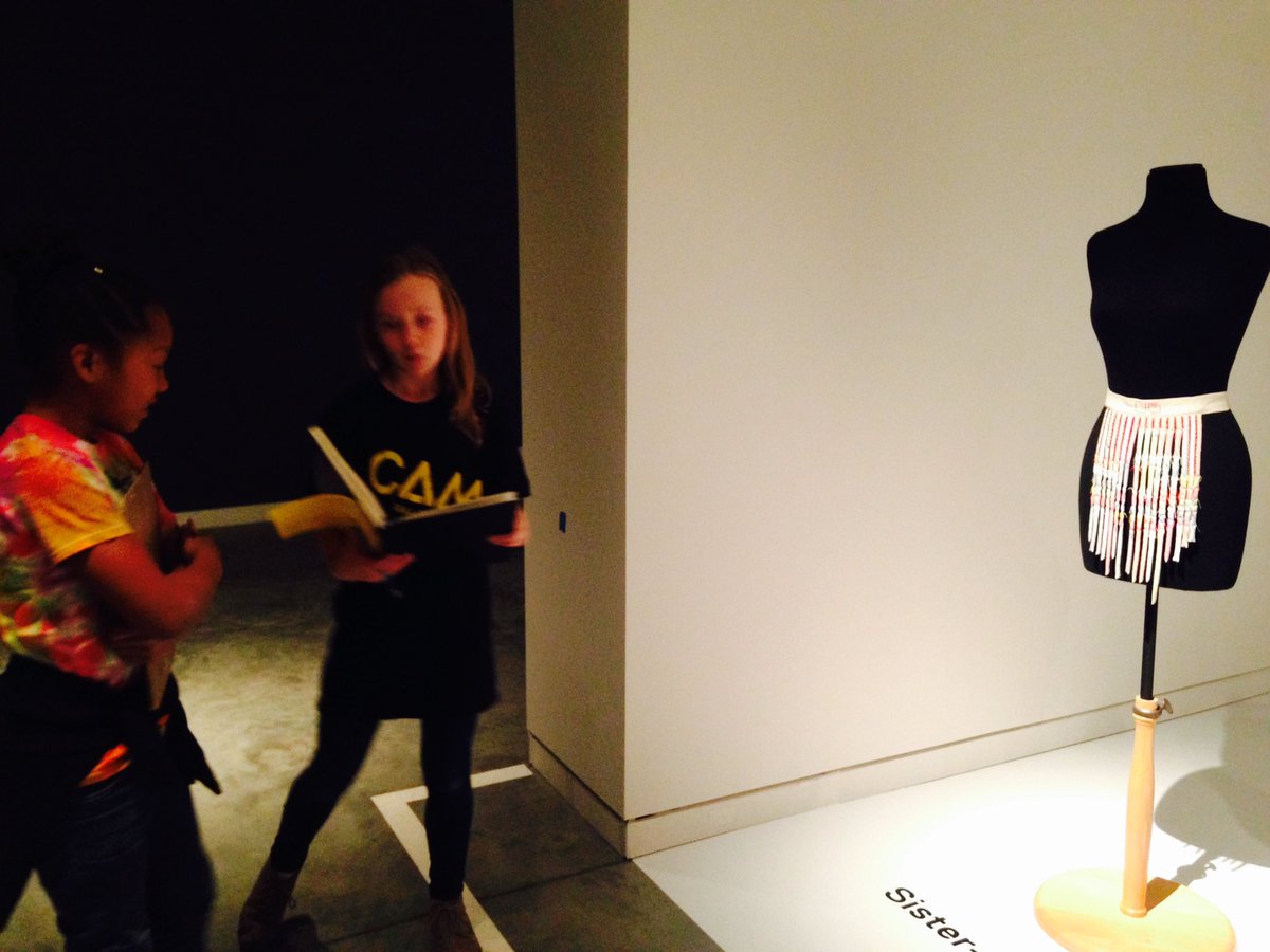msstew5's tweet photo. What a great opportunity to visit CAM today. BMMES 5th grade docents rock!! @BrooksMuseumsES https://t.co/PhYzWcmH1E