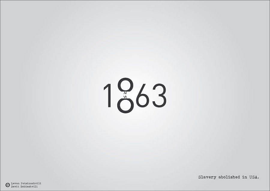 fubiz's tweet photo. Clever Illustrations of Historical Events with Their Date https://t.co/TYc1tv1AL2 https://t.co/oigHhQAhzi