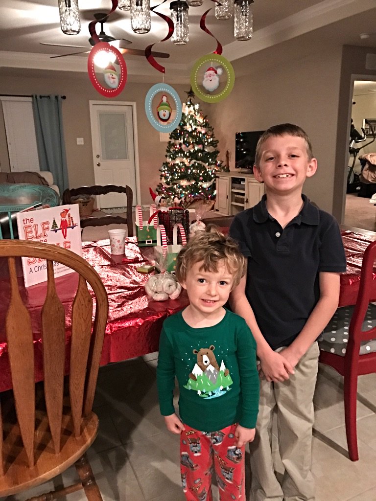 chrisw80's tweet photo. Our @elfontheshelf named Cheerio arrived this morning to the boys great excitement! #elfontheshelf #cheerio2016 https://t.co/5eI1GFQKro
