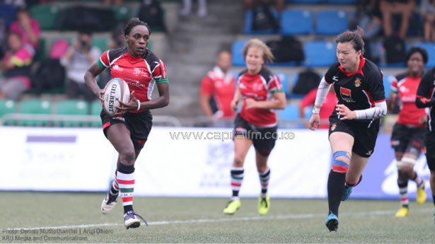 KENYA RUGBY 7s WOMEN UNSTOPPABLE. Kenya Women Rugby team Lionesses crushed Ireland 20-12 to land into the quarter finals in #Dubai7s