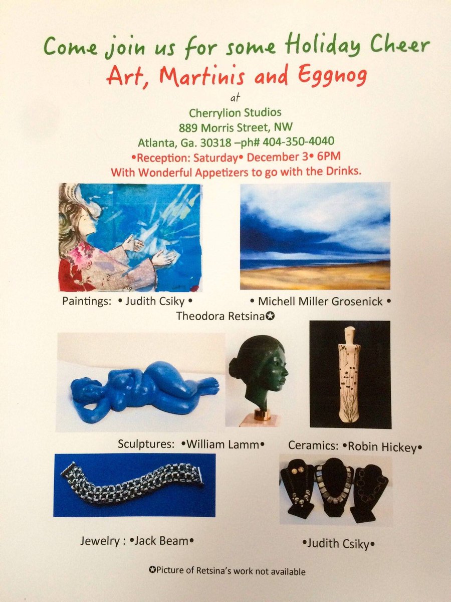 art_koi's tweet photo. Join us this Saturday at Cherrylion Studio in Atlanta for art and libations. https://t.co/4QWrc3mb9S