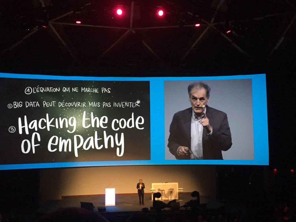 jojopic's tweet photo. Battle between Big Data and Creativity. Creativity also in the slides, nice done by @LucdeBrabandere #stimacongress https://t.co/Nx42p0aNGm