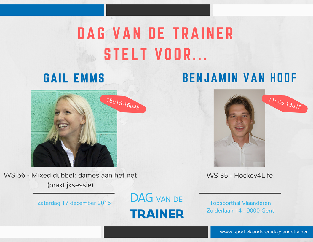 VTS_tweets's tweet photo. Dag van de Trainer 2016 stelt voor... Ontdek alle workshops en sprekers op https://t.co/Fcq0LH93YE #dvdt2016 @BadVlaanderen @hockeyvl https://t.co/YapEncs0v4