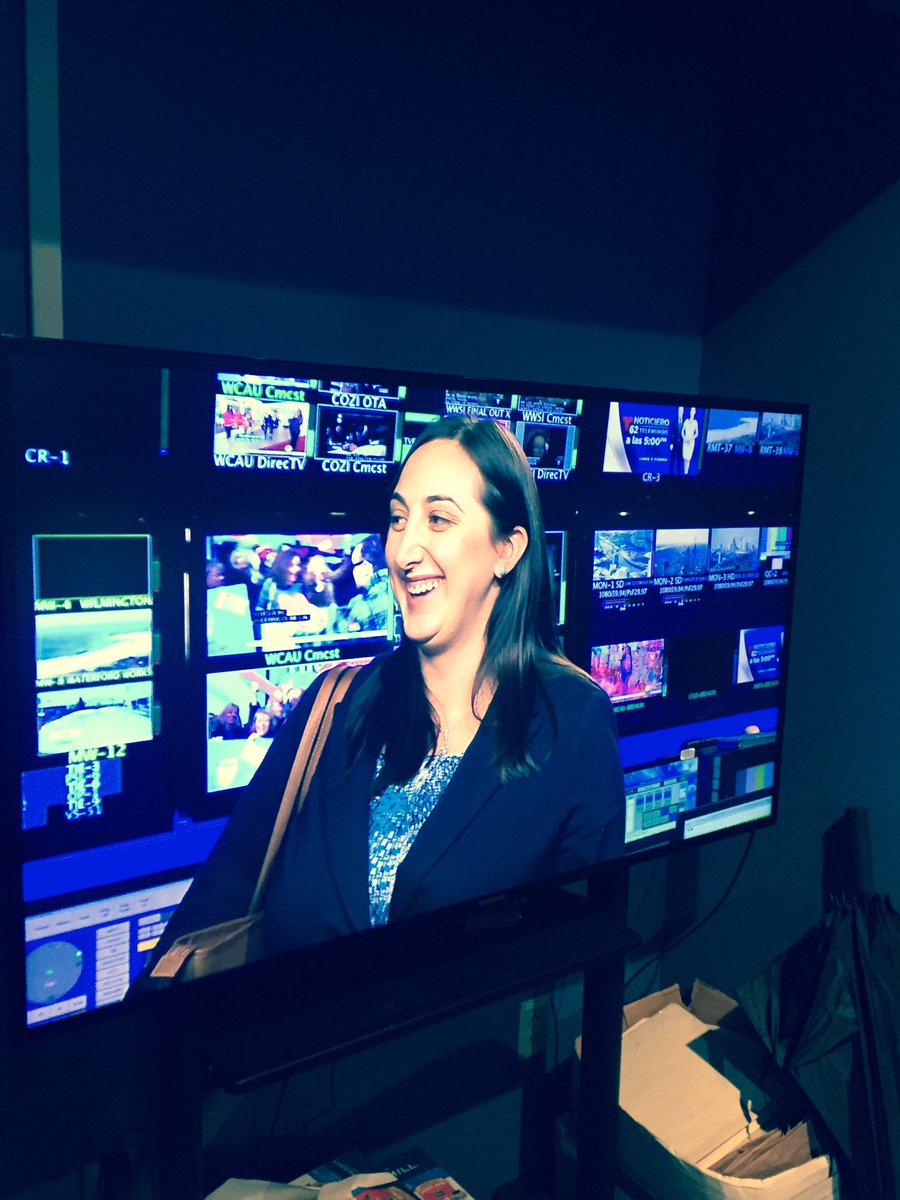 AdamDvorin's tweet photo. Reporting live for @NBCPhiladelphia? Nah, just @NinaScim of @PPRA. #PPRAMedia #PPRAProud. https://t.co/zH5H07xt9L
