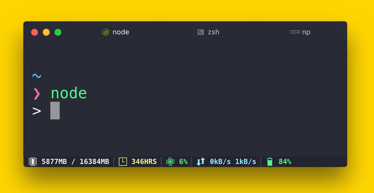 HyperTerm with a few handy add ons like process icons.