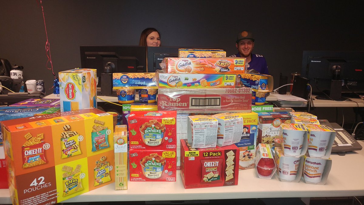 Meridian RP going all in for the food drive! #208tmocares