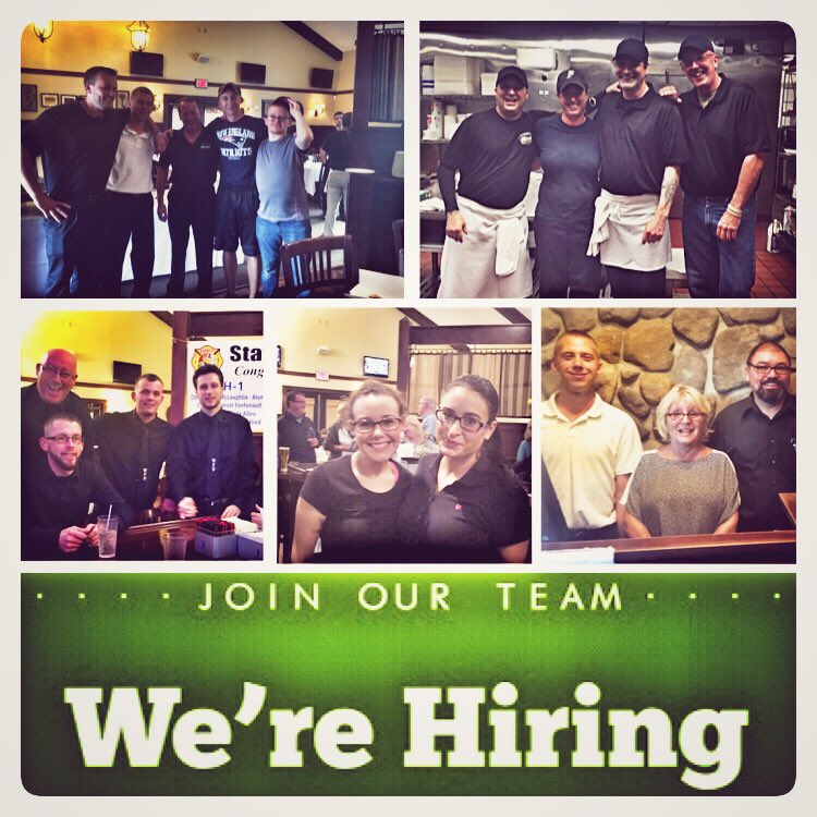 Now hiring for various positions. Applications available at host station. See our Facebook page for a sense of what it's like to work here!