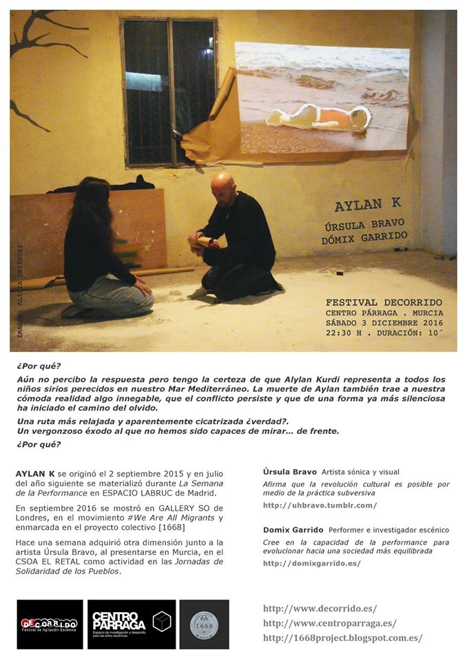 abiertodeaccion's tweet photo. Este sábado estamos de #maratón Festival @DeCorrido @centro_parraga con @DomixGarrido y #UrsulaBravo #acción #AYLANK vía proyecto [1668] https://t.co/XjyYeZkvOu