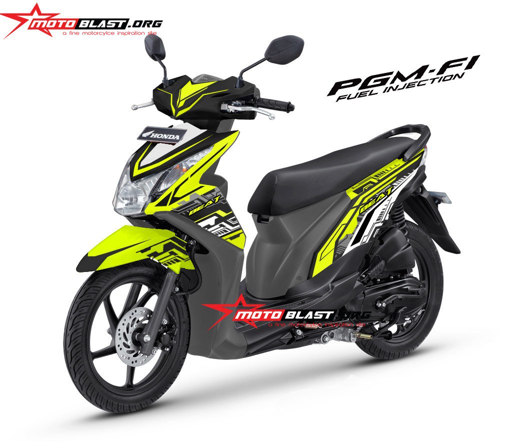 Blog Motoblast On Twitter Modifikasi Striping Honda Beat Fi