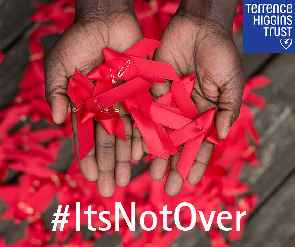 MyCommunity_THT's tweet image. On #WorldAIDSDay, we’re still fighting, still caring and still wearing our red ribbon with pride #ItsNotOver