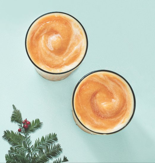 Power up for the holiday rush with our Carrot Pineapple Smoothie.