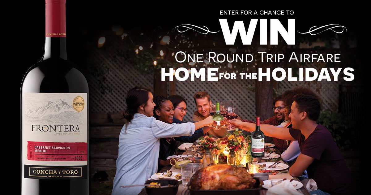 Going #HomeForTheHolidays? We want to send you there! Enter now for a chance to win round trip airfare: bit.ly/2e37keg