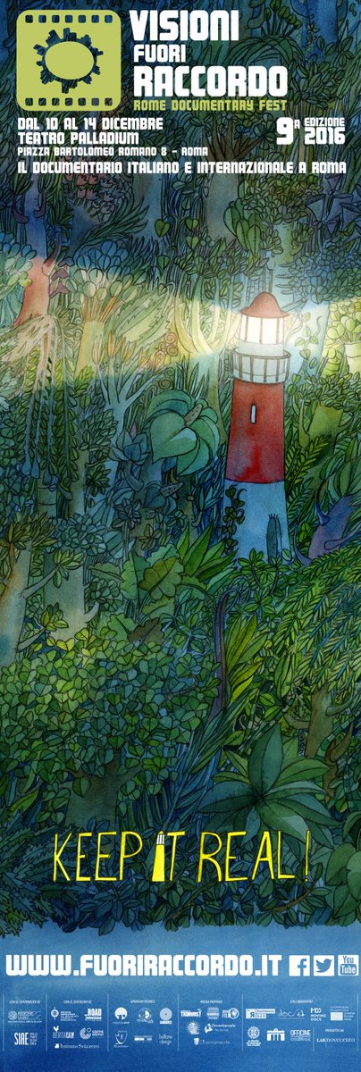 FuoriRaccordo's tweet photo. La #locandina del Visioni Fuori Raccordo - #RomeDocumentaryFest - dal 10 al 14 dicembre c/o Teatro Palladium @teatropalladium https://t.co/wMorhoRw0I