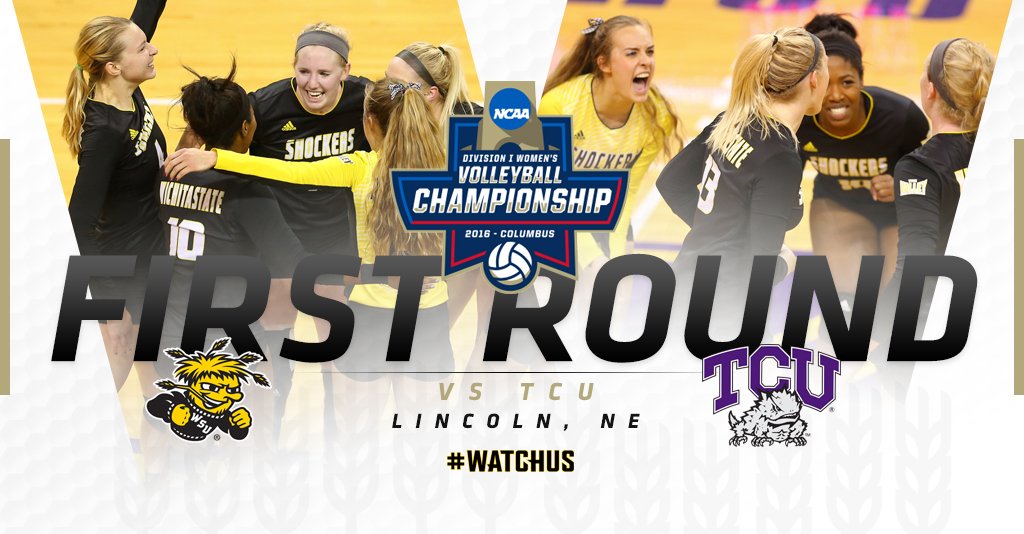 GoShockers's tweet photo. Shockers open @NCAAVolleyball Tournament play Friday vs TCU #watchus #ncaavb

📰 https://t.co/mVJ5OyrGmL https://t.co/lCjZGrYCfQ