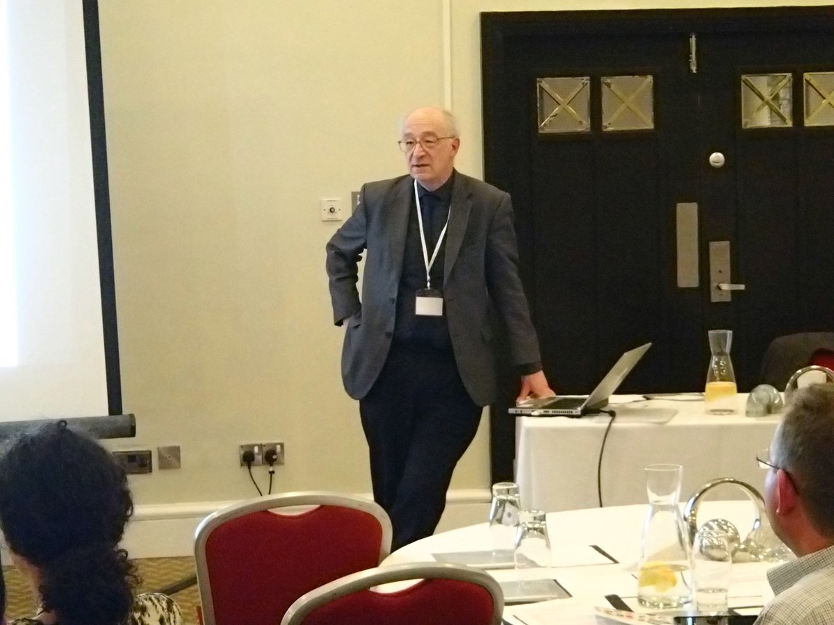 World renowned Prof David Isenberg, <a href="/uclh/">UCLH</a> taking us back in time speaking about the history of #Myositis