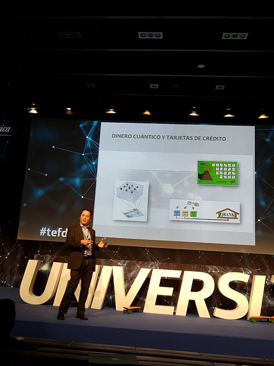 BHerranz's tweet photo. la contribucion de la fisica cuantica, futuro e innovacion #tefddf @Telefonica https://t.co/iSxTmWs69Z