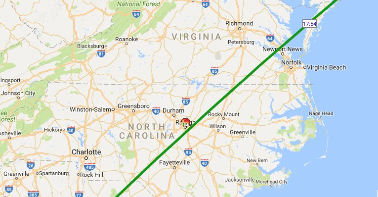 AstronomyDays's tweet photo. if you see no other ISS pass this year, see this one.  VERY bright &amp; passes right over the Raleigh area #wral

https://t.co/g0f78Vy9hk https://t.co/5NBDwyNZRf