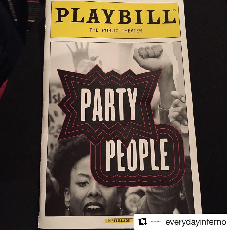 MeghannGarmany's tweet photo. GO SEE. Go go go. #PartyPeoplePublic. 👏🏻 @UniversesNYC and @PublicTheaterNY. Happy to rep for @EverydayInferno last night. #ItTakesAVillage https://t.co/l0H2W090BQ