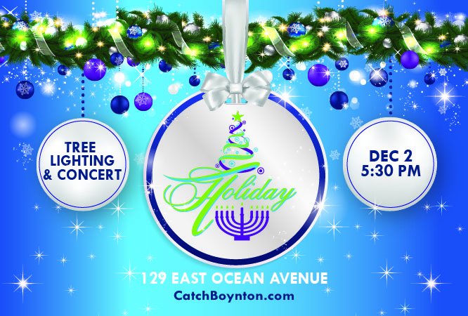 cityofboynton's tweet image. Tomorrow - Dec. 2 - #BoyntonBeach #Treelighting Concert, kids activities, food &amp;amp; Santa. Begins at 5:30p on Ocean Ave.  #wemakelifefun
