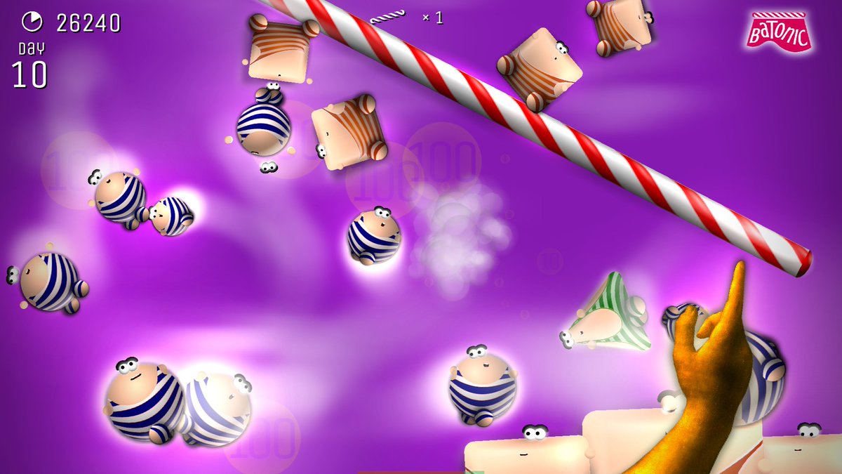 _lifemakers's tweet photo. Version 3 of #Batonic: a number of visual tweaks made the creatures even more funny and weird! #Android #indiegame #mobilegame #indiedev https://t.co/urrmZeQKgK
