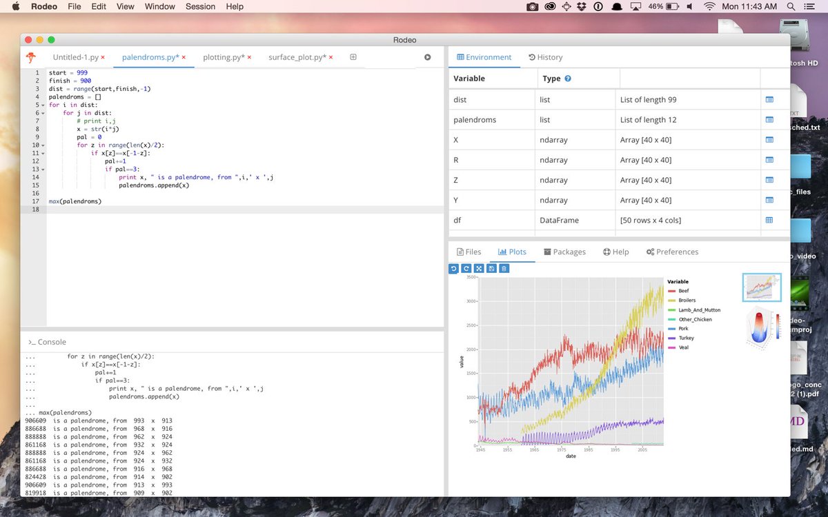 YhatHQ's tweet image. &quot;If you use Python for data science, DOWNLOAD RODEO RIGHT NOW.&quot; Thanks, Louis :D #python #rodeoide