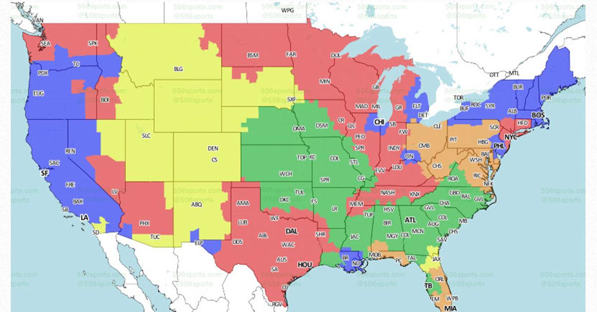 Green Bay Packers on X: TV map: Where to watch Packers-Texans on
