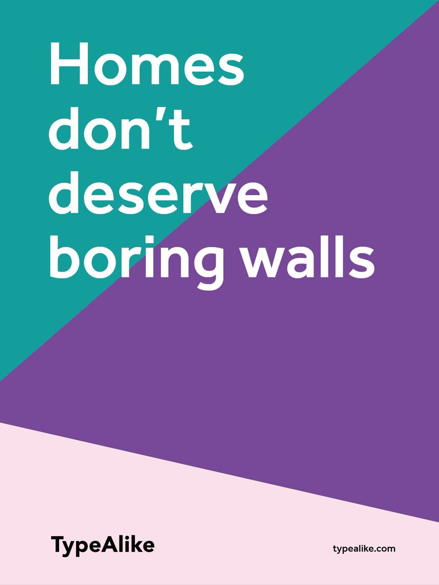 TypeAlike's tweet image. But they do deserve one of our limited edition prints! #limitededition #prints #wallinspiration typealike.com