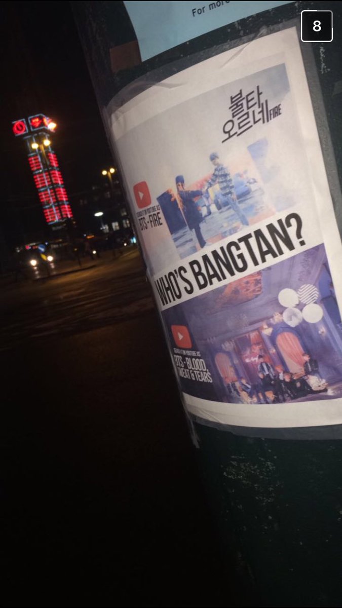 ItsVanillish's tweet image. Hanging up #WhoIsBTSProject Flyers around Oslo, Norway with @justkpopthingz