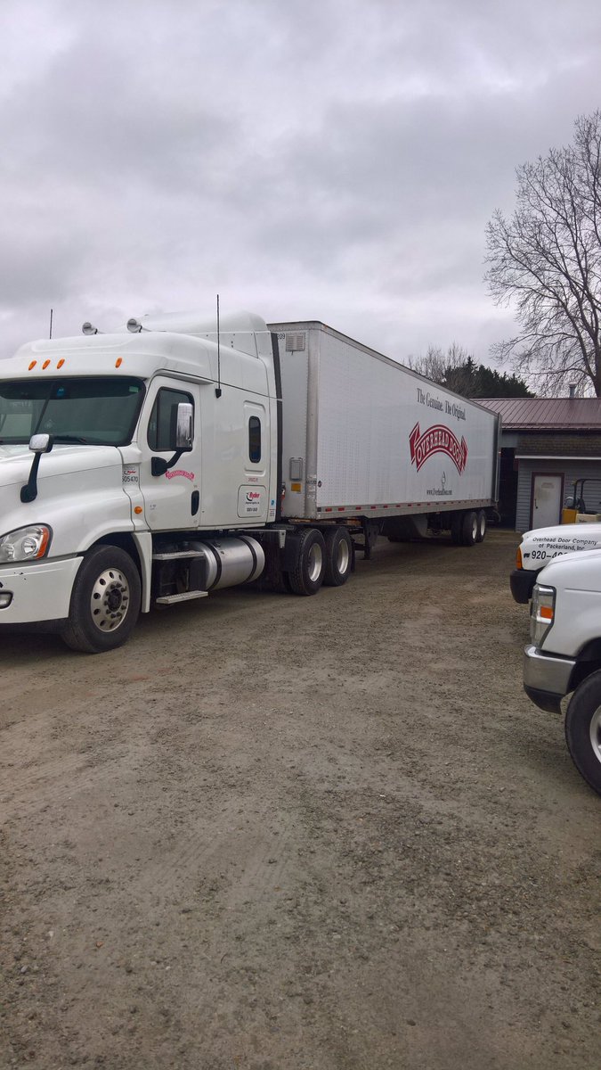 Truck day at Overhead Door Co of Appleton!