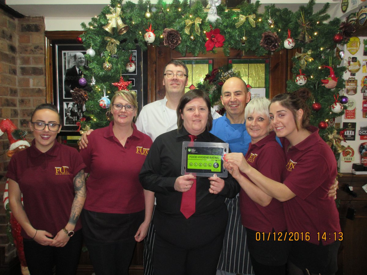 south_staffs's tweet photo. Well Done! The Fox at Shipley for getting a 5 Rating following their Food Hygiene visit. #In2Food @south_staffs https://t.co/Fb8bwkuaL5