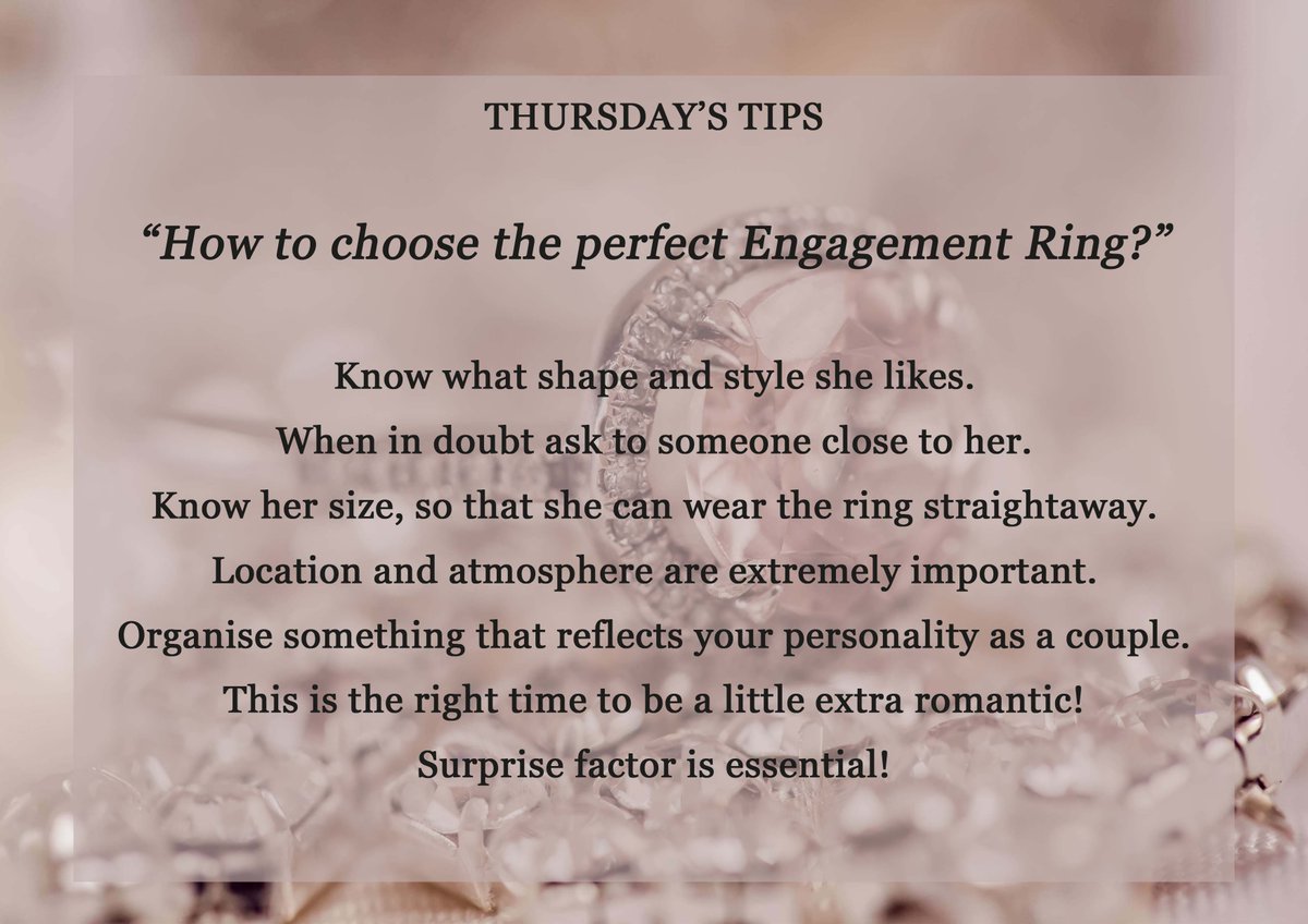 Wedding_Bloom_'s tweet photo. Ladies, what would you expect for your proposal? #weddingtips #engagementring #howtoplantheperfectproposal #weddingplanning #romance #love https://t.co/jiNvocGorG