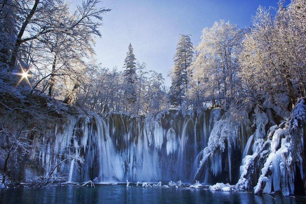 Feel the magic of #Plitvice waterfalls in winter. #WhyCroatia