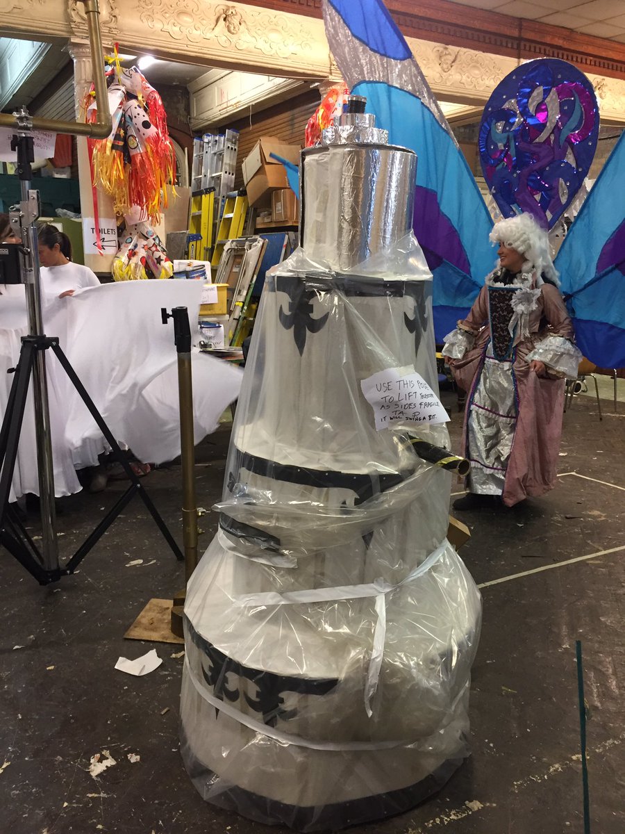 Telescope under wraps until Saturday's #Spark #HOMESlough with Caroline Herschel looking on.  <a href="/CreativeJunc/">Creative Junction</a> <a href="/HOMESlough/">HOME Slough</a>